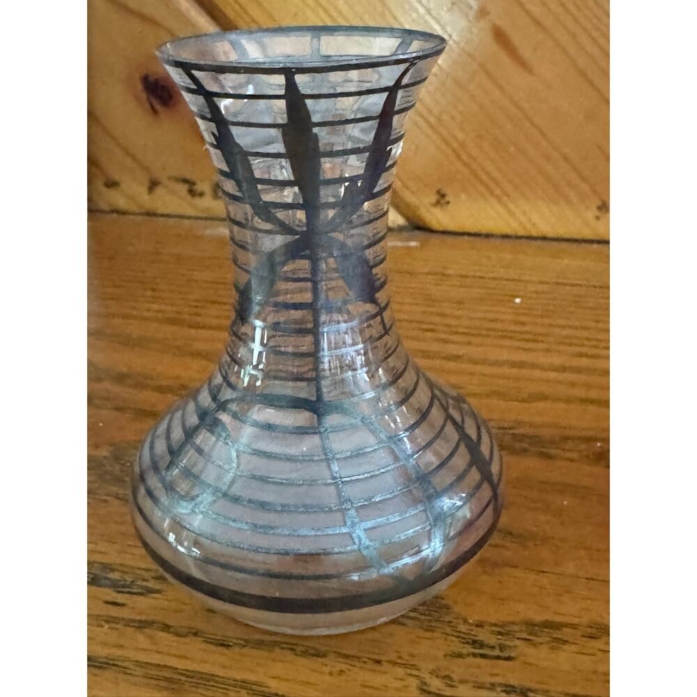 Vintage Mini Bud Vase Lot of 2 Bartlett Collins Cranberry Glass MCM - Picture 3 of 8